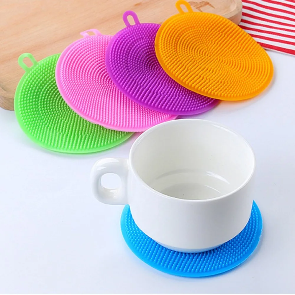 Silicone Tap Washer - Brosses de nettoyage en Silicone souple,