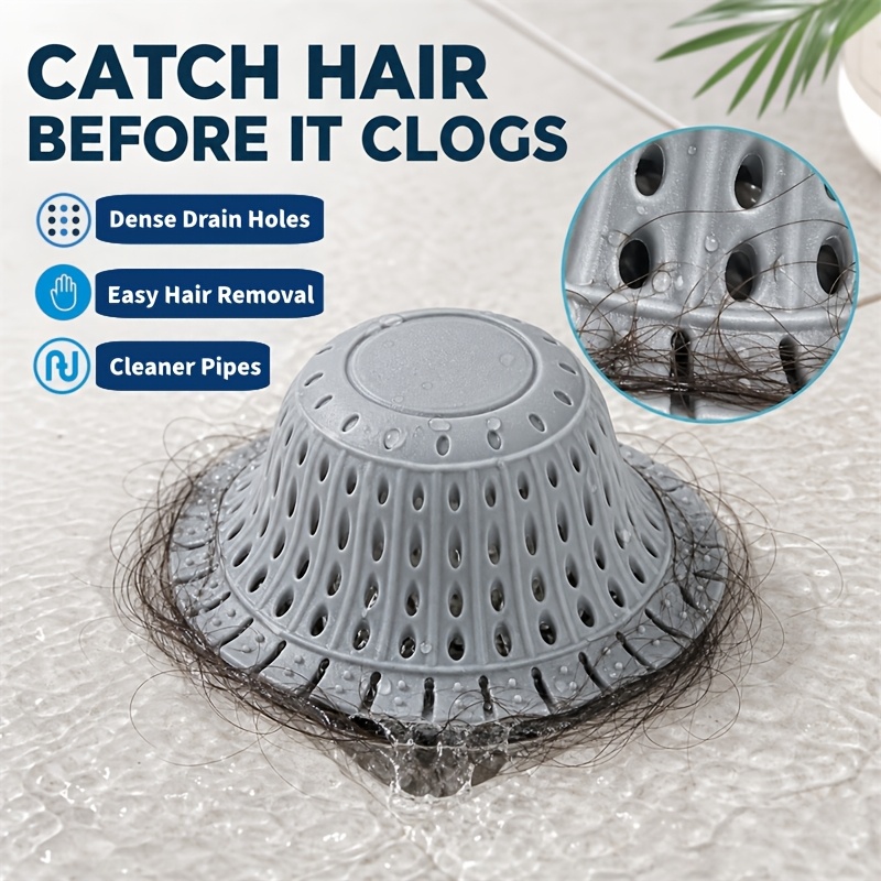 Drain Pipe Clip - Collecteur de cheveux pliable en silicone,