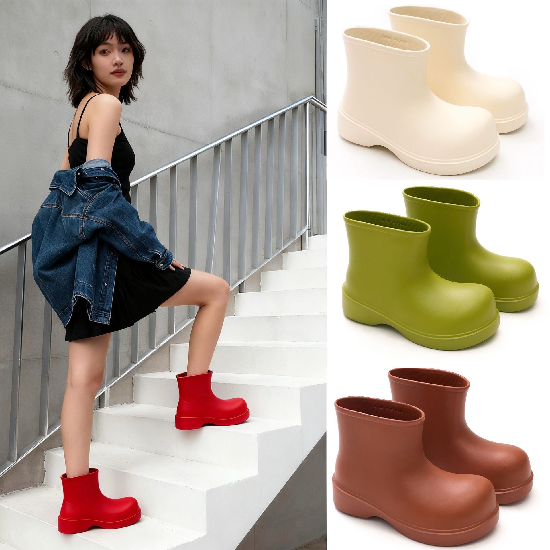 Pipe Bending Spring - Bottes de pluie coréennes 2025, chaussures