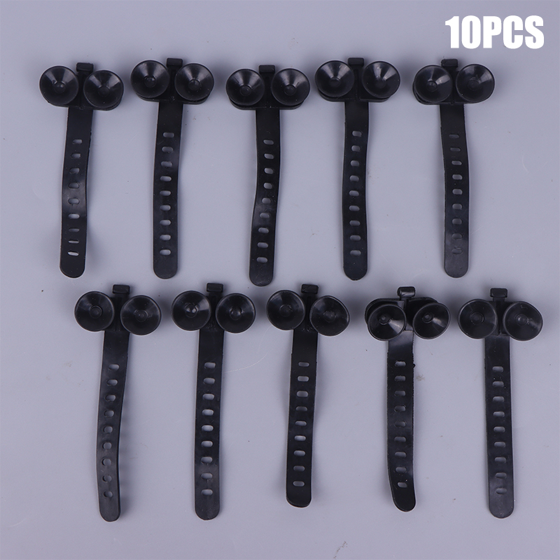 Plastic Pipe Clip - 10 pièces/ensemble réservoir de poisson cravate