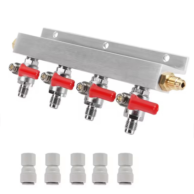 Push Fit Connector - IMAICTUU Collecteur de gaz à 4
