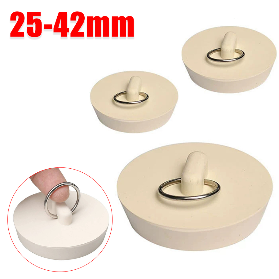 Drain Pipe Clip - Bouchon de baignoire rond en caoutchouc