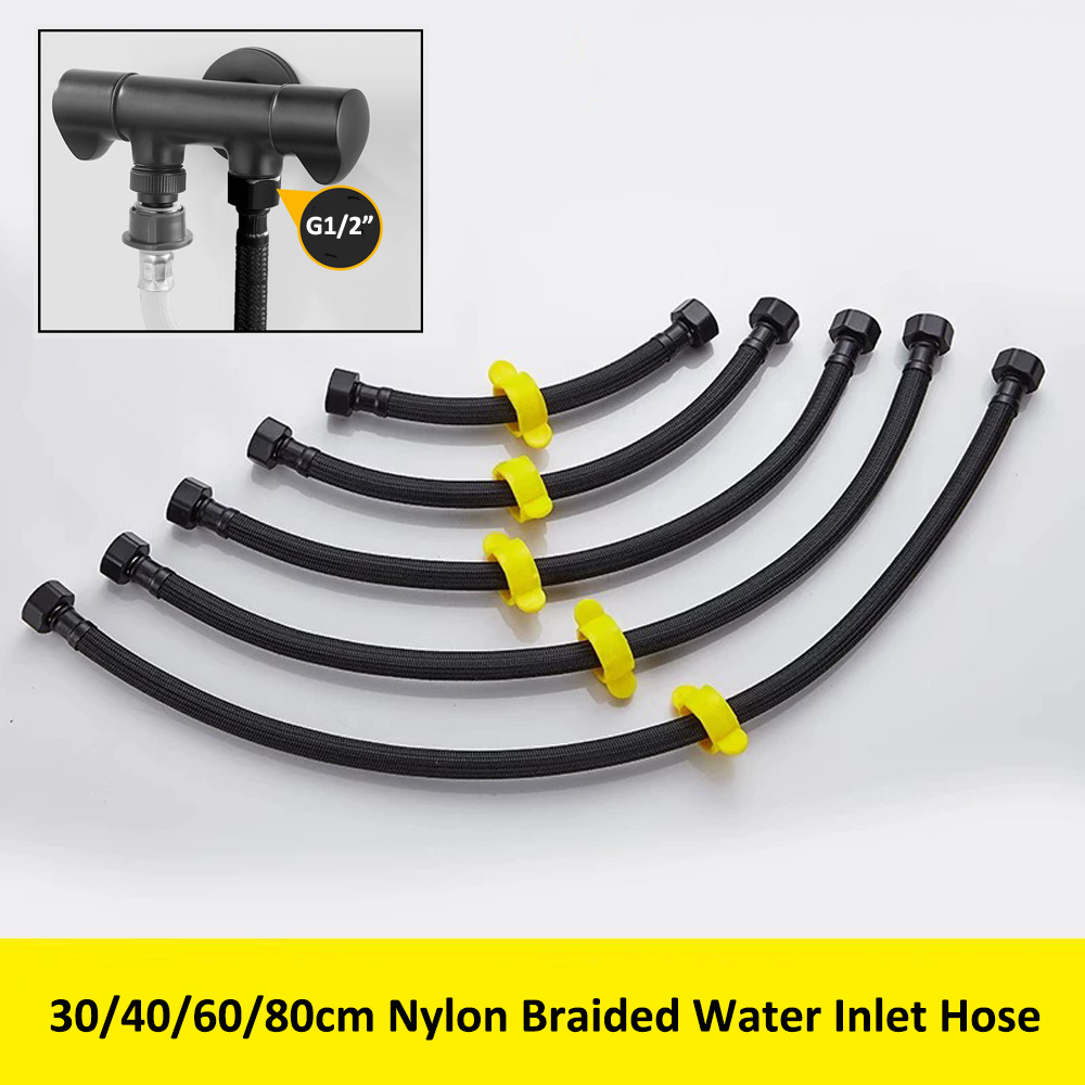 Flexible Hose Braided - Tuyau d'arrivée d'eau tressé en nylon