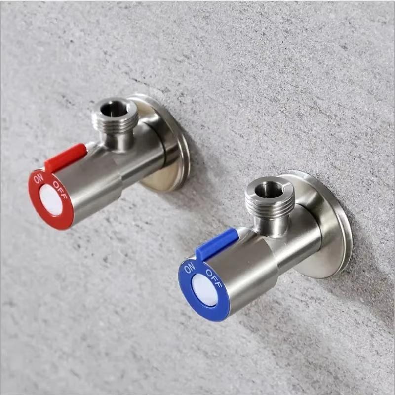 Toilet Fill Valve - Valve triangulaire en acier inoxydable, 1
