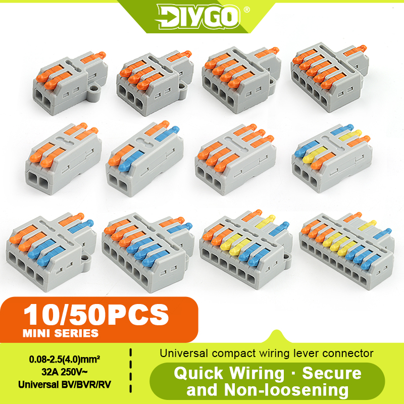 Push Fit Connector - DIY GO 10/50PCS Connecteur de fil