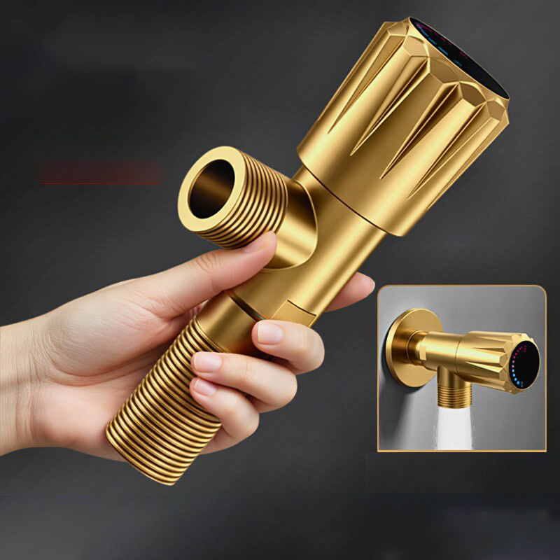Toilet Fill Valve - Robinet d'arrêt triangulaire en laiton à
