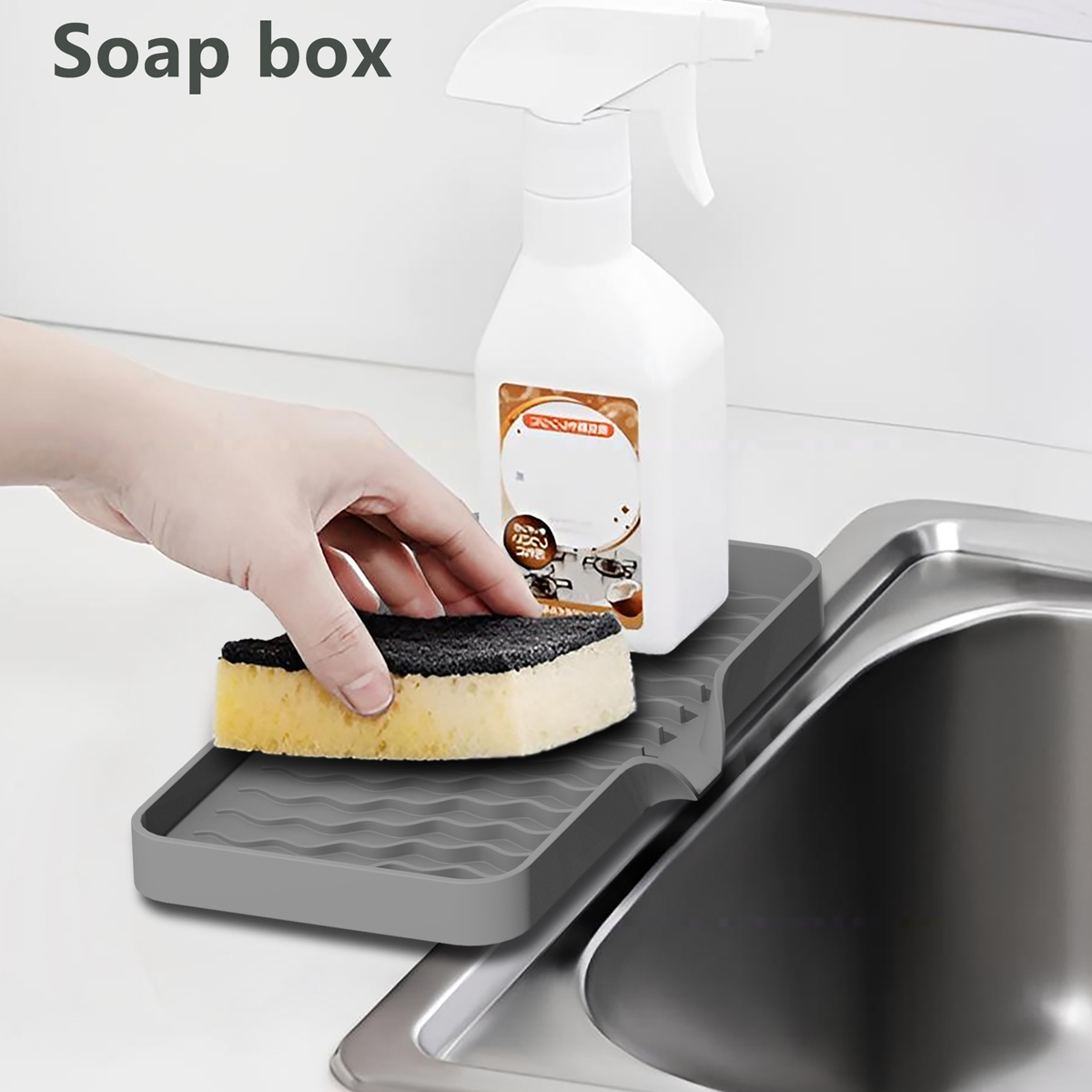 Silicone Tap Washer - Tapis de robinet en Silicone, plateau