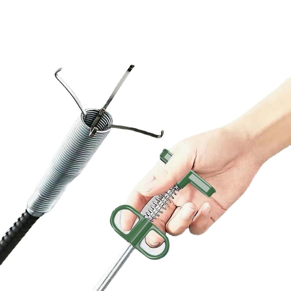 Drain Snake Flexible - Déboucheur flexible en fil métallique vert