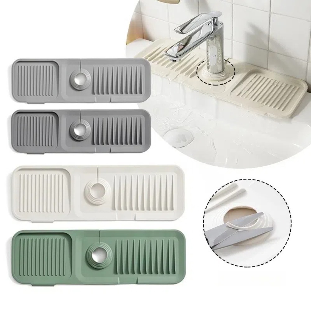 Silicone Tap Washer - Tapis de robinet en Silicone Portable