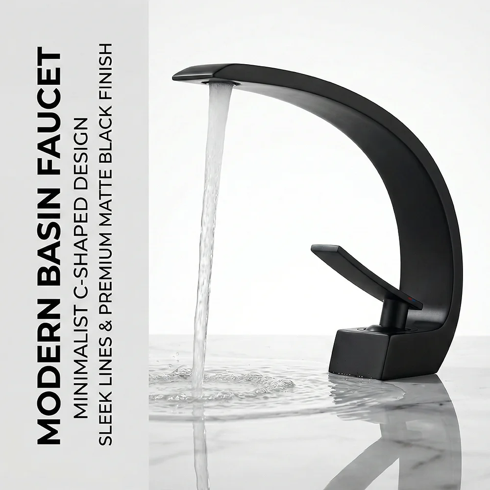 Robinet de salle de bain noir  - Silicone Tap Washer avis et prix