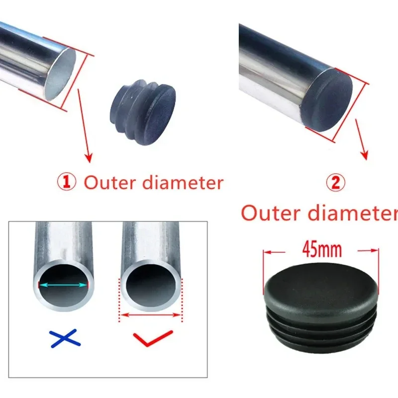 Bouchon de tuyau rond en plast - Plastic Pipe Clip avis et prix