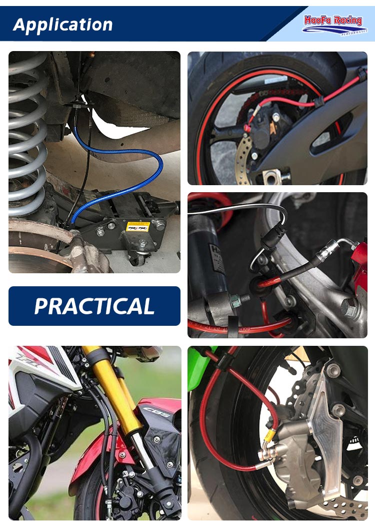 AN3 moto PTFE conduites de fre - Flexible Hose Braided avis et prix