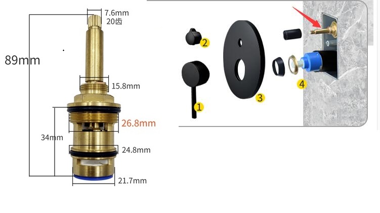 MTTUZK tout en cuivre G3/4 