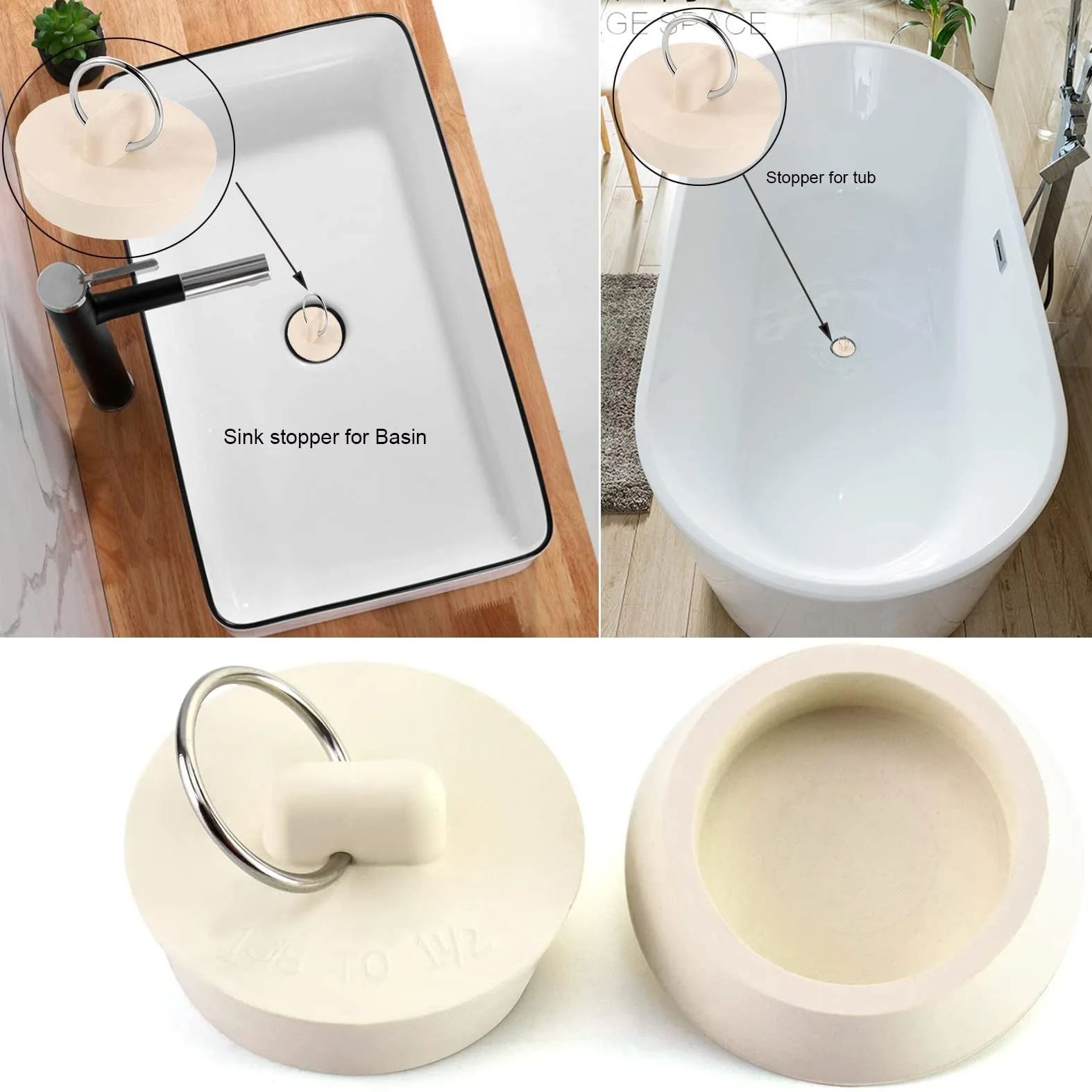 Bouchon de baignoire rond en c - Drain Pipe Clip avis et prix