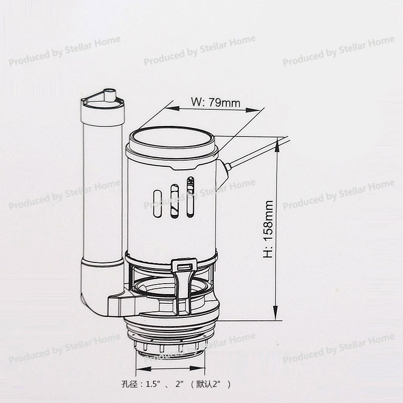 Accessoires de réservoir de to - Toilet Fill Valve avis et prix