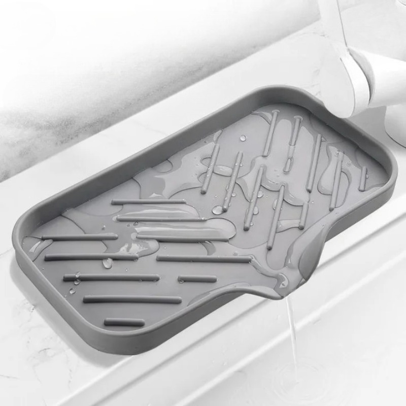 Support à savon auto-drainant  - Silicone Tap Washer avis et prix