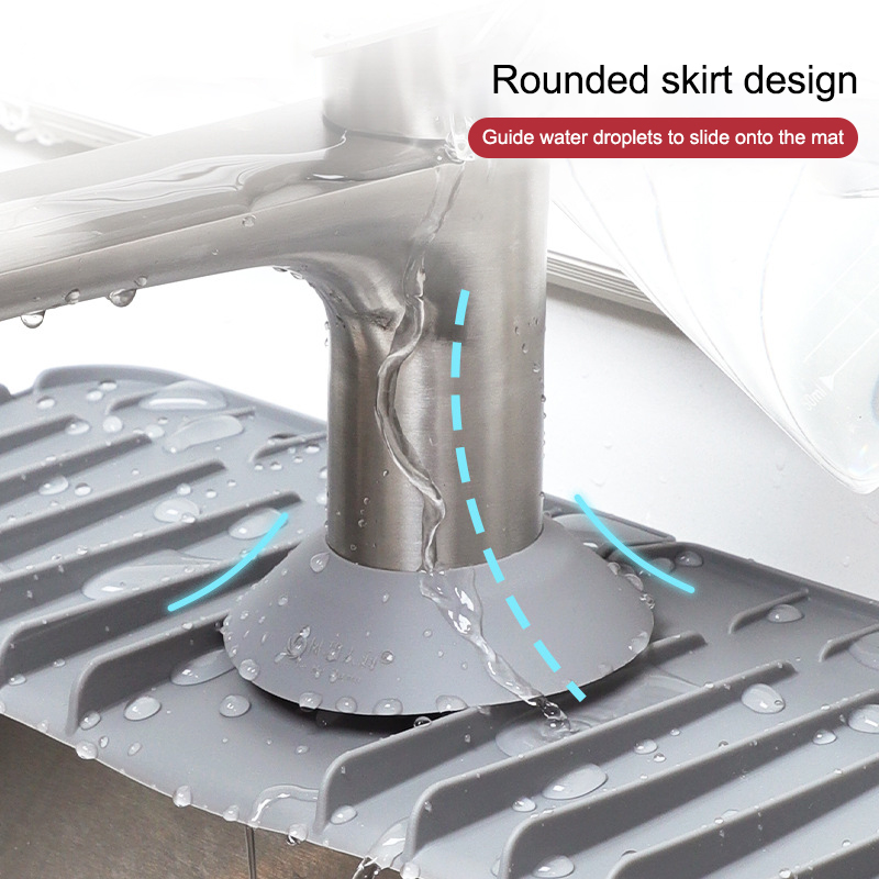 Tapis de cuisine absorbant en  - Silicone Tap Washer avis et prix
